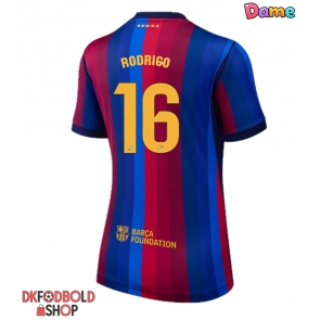 Barcelona Rodri Hernandez #16 Hjemmebanetrøje Dame 2026-27 Kort ærmer Barcelona Rodri Hernandez #16 Hjemmebanetrøje Dame 2026-27 Kort ærmer
